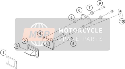 KTM 50 SX Europe 2019 Reed Valve Case for a 2019 KTM 50 SX Europe