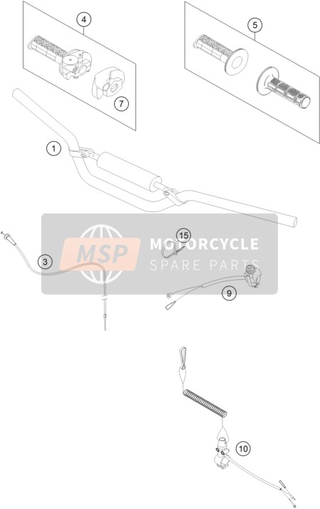 45202091200, Throttle Cable 50 Sx Mini 2012, KTM, 1