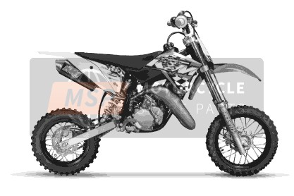 KTM 50 SXS USA 2011 Kit di conversione per un 2011 KTM 50 SXS USA