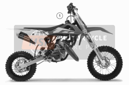 KTM 50 SXS USA 2016 Conversion Kit for a 2016 KTM 50 SXS USA