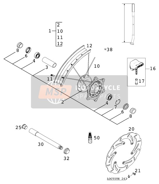 Roue avant