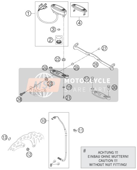 Instrumenten / Slotsysteem