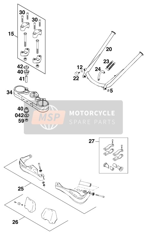 KTM 540 SXC Australia 1999 Zubehör für ein 1999 KTM 540 SXC Australia