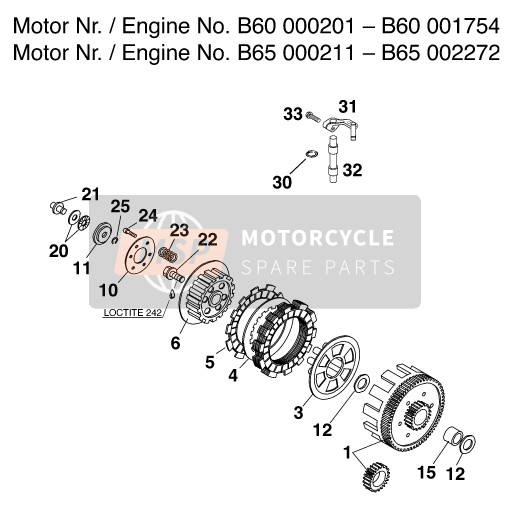 49032012000, Stop Disk 17,2X30X1,5, KTM, 0