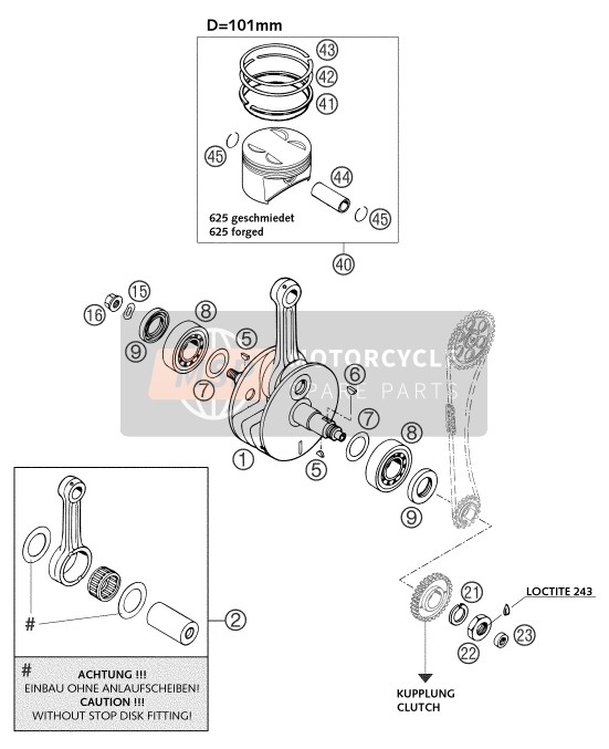 Crankshaft, Piston