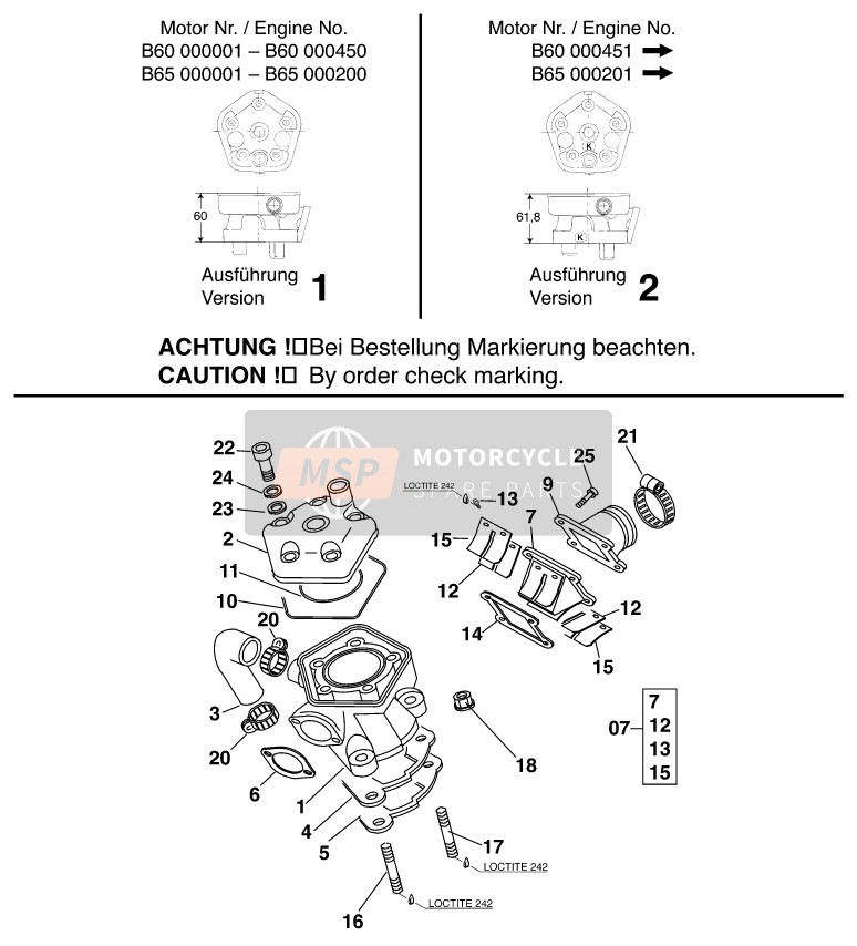 Cylinder, Cylinder Head