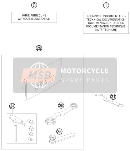 KTM 65 XC Europe 2009 SEPARATES GEHÄUSE für ein 2009 KTM 65 XC Europe