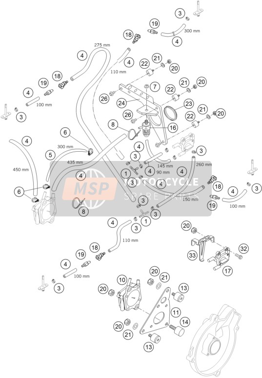 KTM 660 RALLYE FACTORY REPL. Europe 2005 Benzine pomp voor een 2005 KTM 660 RALLYE FACTORY REPL. Europe