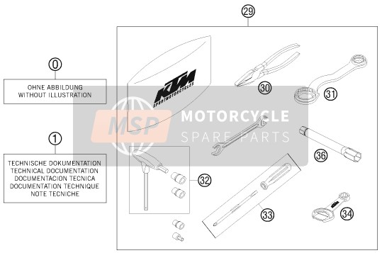 7560802400030A, Front Spoiler R/s Black, KTM, 0