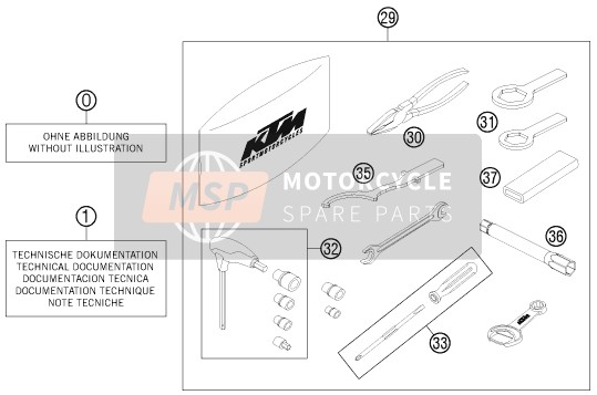 KTM 690 DUKE BLACK CKD Malaysia 2012 Separate Enclosure for a 2012 KTM 690 DUKE BLACK CKD Malaysia