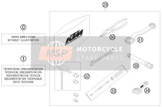 7560802400020A, Front Spoiler R/s White, KTM, 0