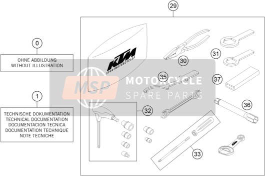 KTM 690 DUKE R Europe 2017 Boîtier séparé pour un 2017 KTM 690 DUKE R Europe