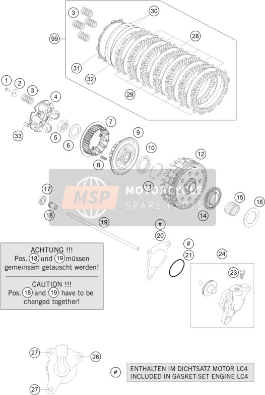 KTM 690 Enduro R USA 2011 Embrayage pour un 2011 KTM 690 Enduro R USA