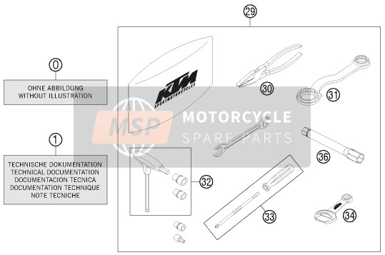 KTM 690 SMC AU, GB 2011 Separate Enclosure for a 2011 KTM 690 SMC AU, GB