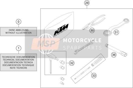 KTM 690 SMC R ABS Europe 2014 Separate Enclosure for a 2014 KTM 690 SMC R ABS Europe
