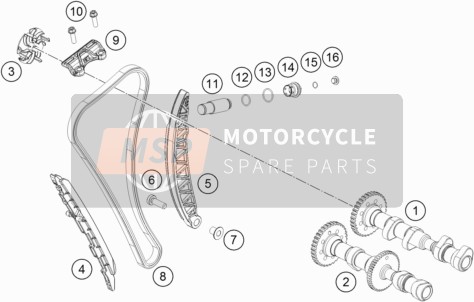 KTM 790 Duke L, black Europe 2019 Timing Drive for a 2019 KTM 790 Duke L, black Europe