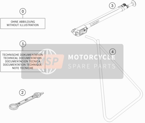 KTM 85 SX 19/16 Europe 2018 Separate Enclosure for a 2018 KTM 85 SX 19/16 Europe