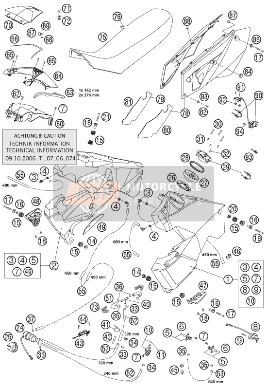 6000704000004B, Sella Nero/arancio, KTM, 0