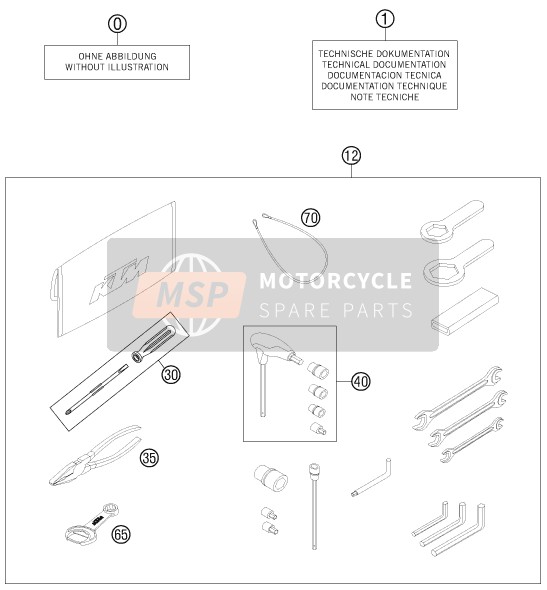 KTM 990 ADVENTURE DAKAR EDITION USA 2011 Boîtier séparé pour un 2011 KTM 990 ADVENTURE DAKAR EDITION USA