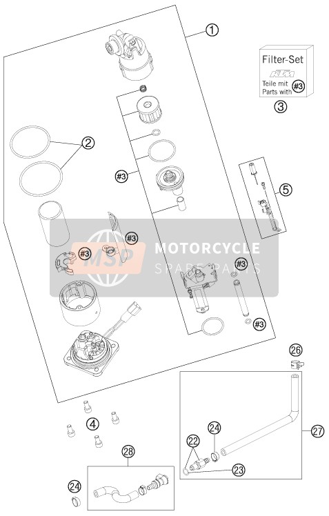 62612045000, Kit Indicatore Riserva 08, KTM, 0