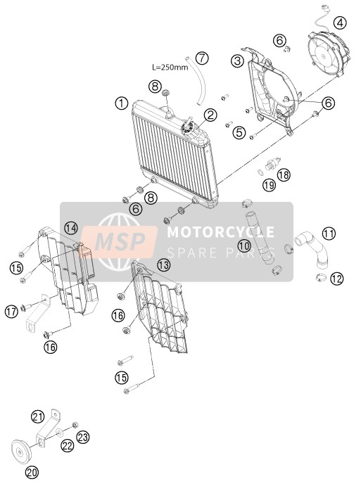 78035045000, Thermoswitch 95-100 Dg, KTM, 2