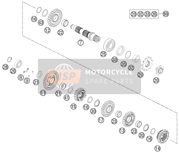 2014 Dichtung Lichtmaschinendeckel  S410270028030 KTM Freeride 350  Bj 