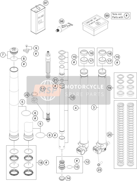 R14052, Rep. Kit, KTM, 0