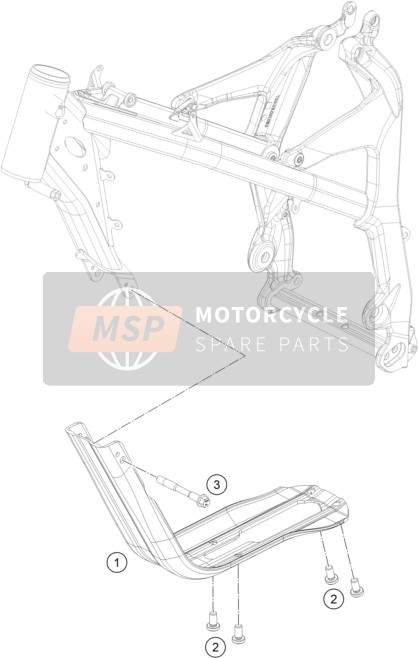 KTM FREERIDE E-SM Europe 2016 Protezione motore per un 2016 KTM FREERIDE E-SM Europe