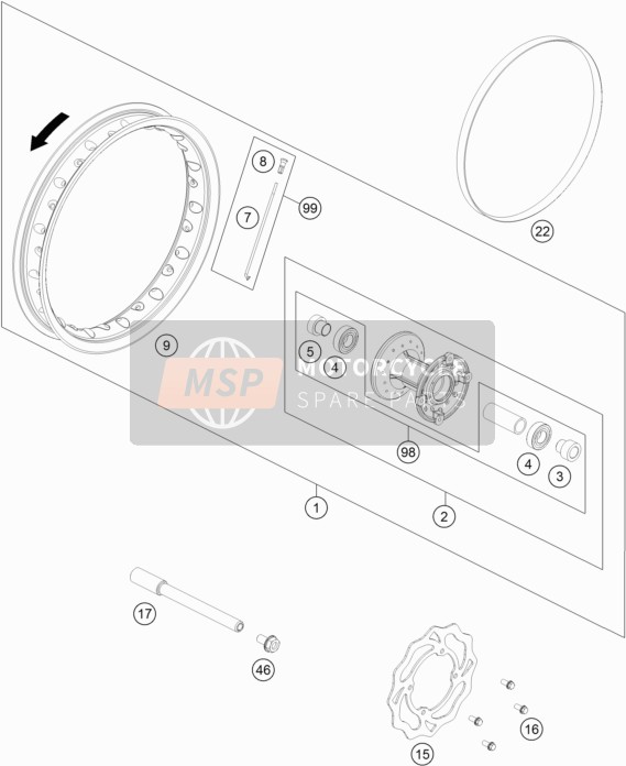 0988223202, Thrust Washer DIN0988-22X32X, 2, Husqvarna, 0