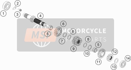 47233003000, Sliding Gear 3 Rd., Husqvarna, 0