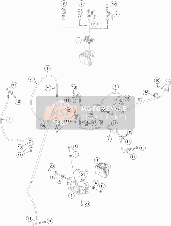 60113146000, Halterung Fã¼r Bremsl. M5, Husqvarna, 0