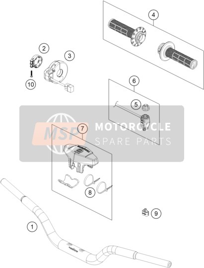 0266C169V401000, Fork Hqv 350/350S/450/501/501S Fe 22, Husqvarna, 1