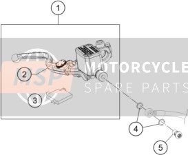 28513001033, Front Master Cylinder Pau, Husqvarna, 0