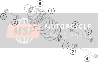 01583T15, Shockabsorber Rear, Husqvarna, 0