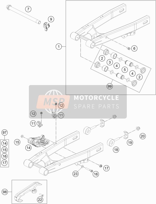 46304070044, Kettenfãœhrungskit Mini, Husqvarna, 0