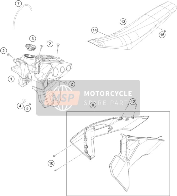 79107011000, Vis Speciale Fixation De La Selle, Husqvarna, 2