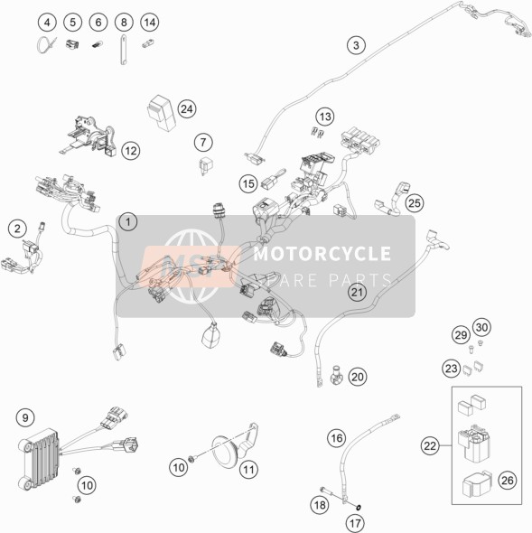 0710001324300, Locking Ring, Husqvarna, 1