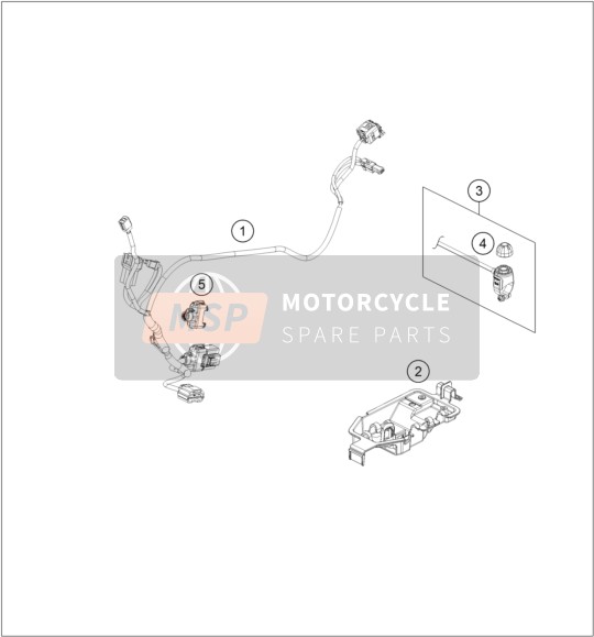 Husqvarna EE 5, Europe 2023 WIRING HARNESS for a 2023 Husqvarna EE 5, Europe