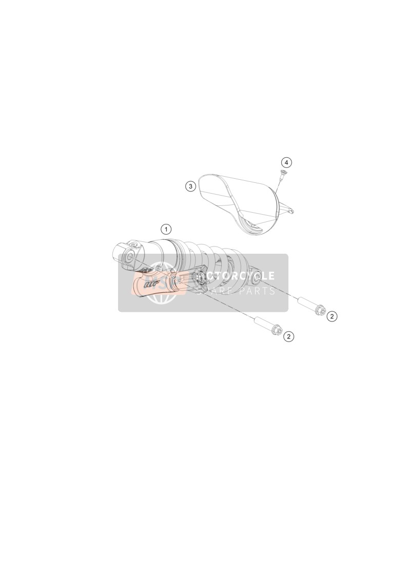 Husqvarna NORDEN 901 IKD 2023 Ammortizzatore per un 2023 Husqvarna NORDEN 901 IKD