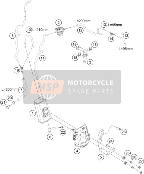 Husqvarna NORDEN 901 IKD 2023 Bombola evaporativa per un 2023 Husqvarna NORDEN 901 IKD