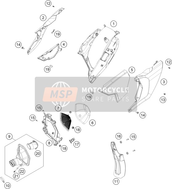 A36006001000C1, Lower Section Of The Air Filter, Husqvarna, 0