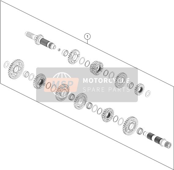 76733500000, 6 Speed Transmission, Husqvarna, 0