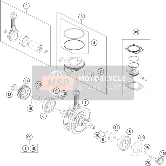 Crankshaft, Piston