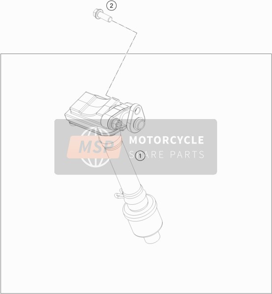 Husqvarna FE 450, United States 2017 Secondary Air System SAS for a 2017 Husqvarna FE 450, United States