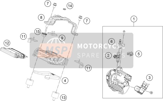 Husqvarna SVARTPILEN 401, United States 2019 Corps de papillon pour un 2019 Husqvarna SVARTPILEN 401, United States