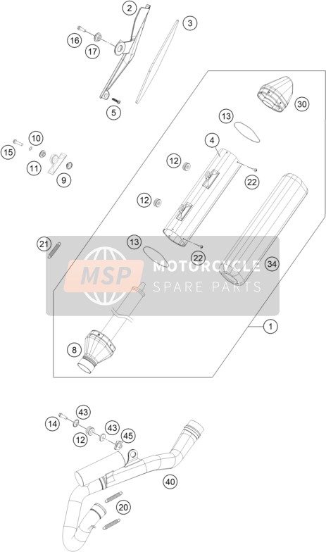 77805007000, Exhaust Manifold Sx, Husqvarna, 0