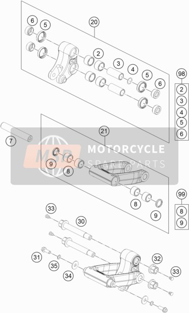 Husqvarna 701 SUPERMOTO, Australia 2016 Collegamento Pro Lever per un 2016 Husqvarna 701 SUPERMOTO, Australia