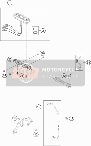 Husqvarna TE 150, United States 2018 Strumenti / Sistema di blocco per un 2018 Husqvarna TE 150, United States