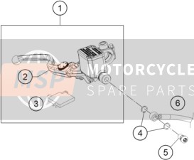 Husqvarna VITPILEN 401, Europe 2019 Bremssteuerung vorne für ein 2019 Husqvarna VITPILEN 401, Europe