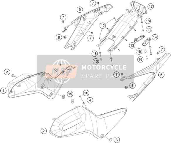 Husqvarna VITPILEN 401, United States 2019 Copertina per un 2019 Husqvarna VITPILEN 401, United States